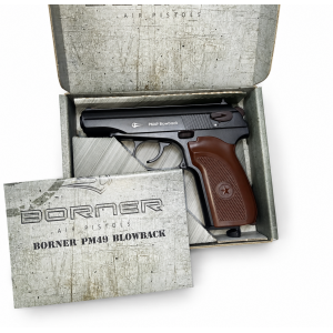 Пневматический пистолет Borner PM49 Blowback (Макарова) Пневматический пистолет Borner PM49 Blowback (Макарова)